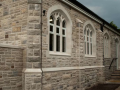 Arch stone work skillfully restored by Tudor Rose Masonry & Conservation Ltd