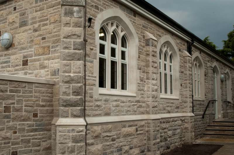 Arch stone work skillfully restored by Tudor Rose Masonry & Conservation Ltd